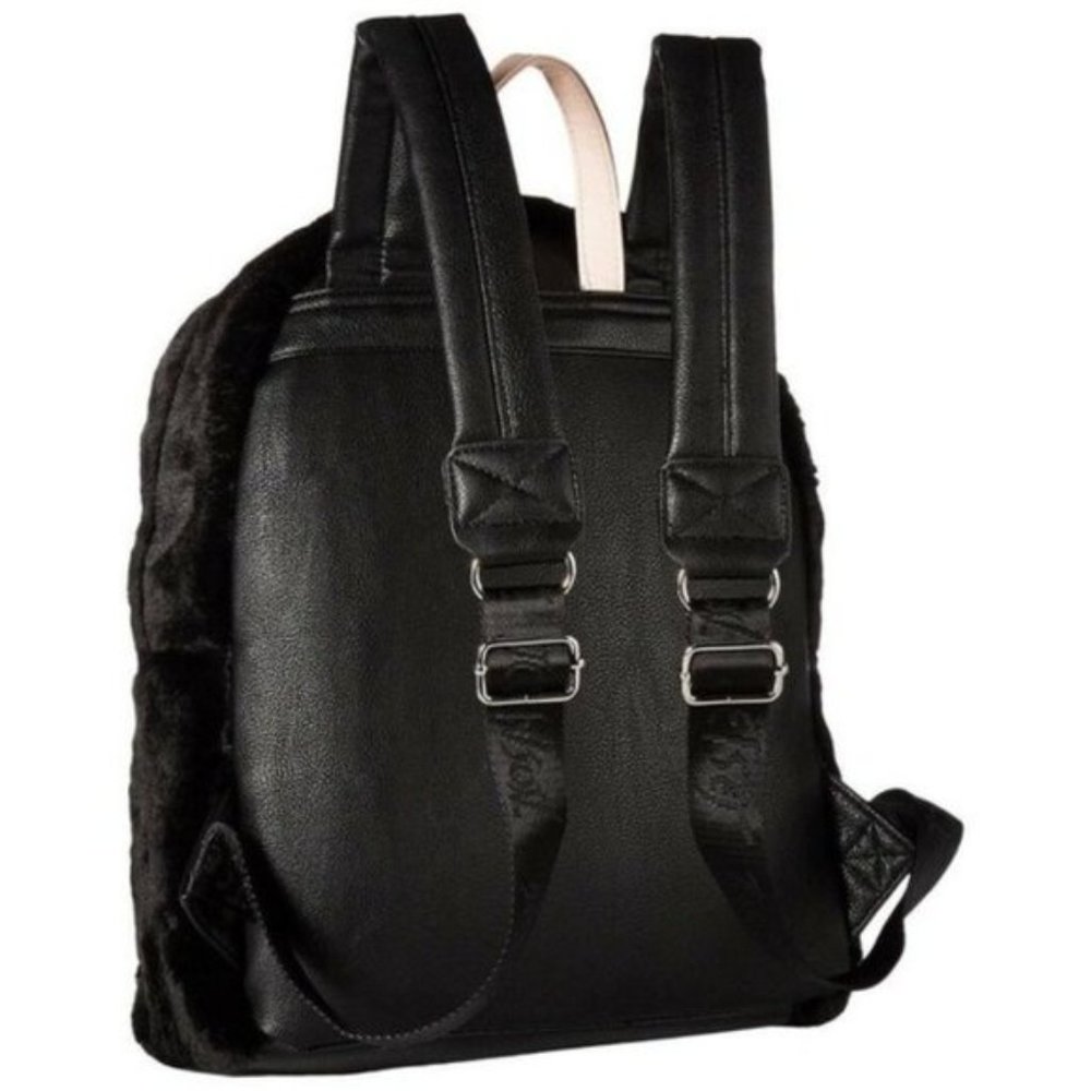 Betsey Johnson FUZZY FUR CAT BACKPACK - Picture 6 of 8
